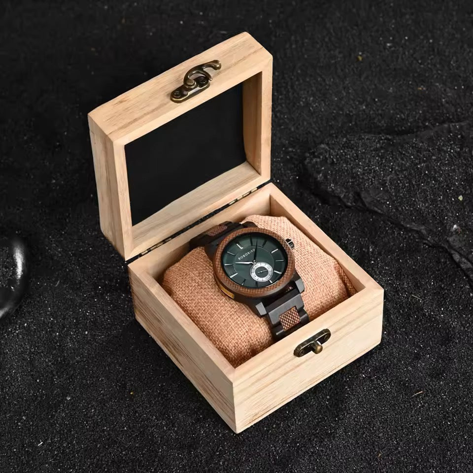 men wooden watch BOBOBIRD GT131-2A