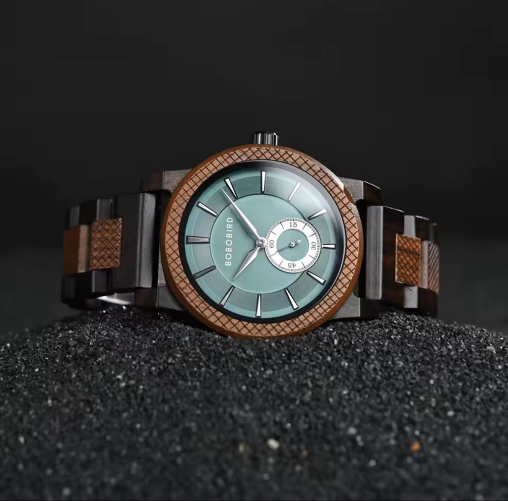 men wooden watch BOBOBIRD GT131-2A