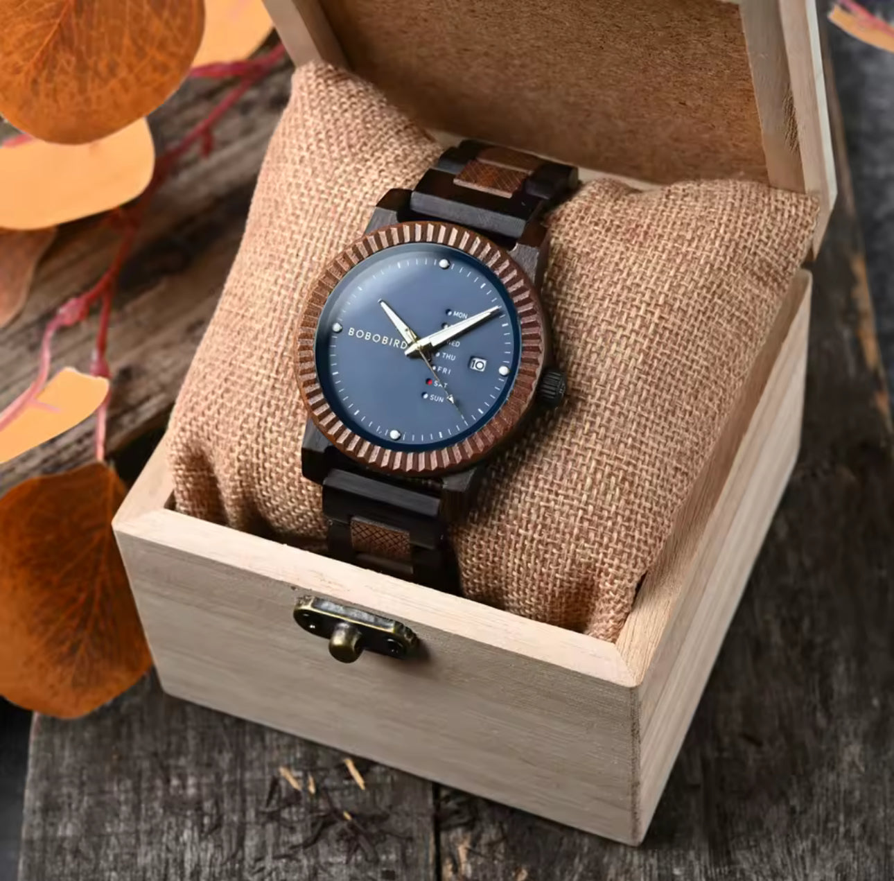 men wooden watch BOBOBIRD GT132-2
