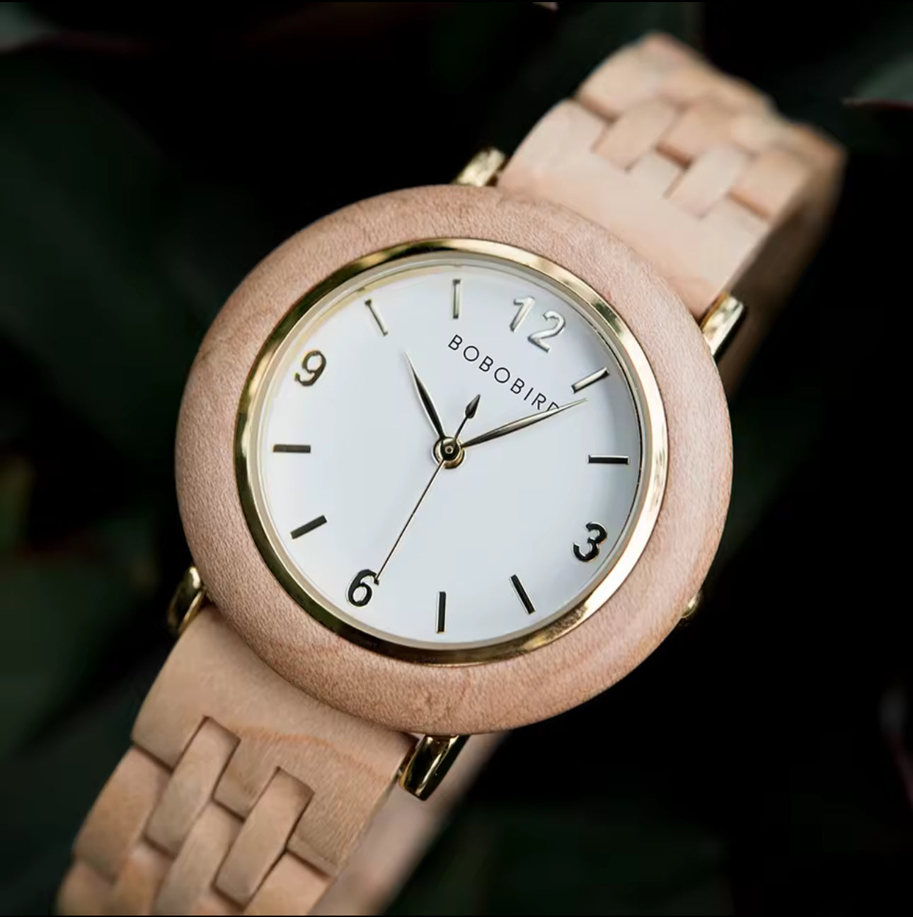 women wooden watch BOBOBIRD GT025-3