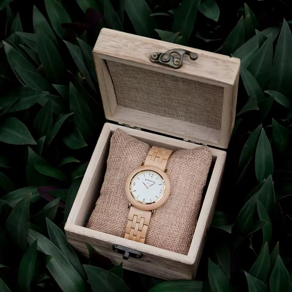 women wooden watch BOBOBIRD GT025-3