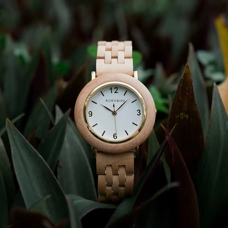 women wooden watch BOBOBIRD GT025-3