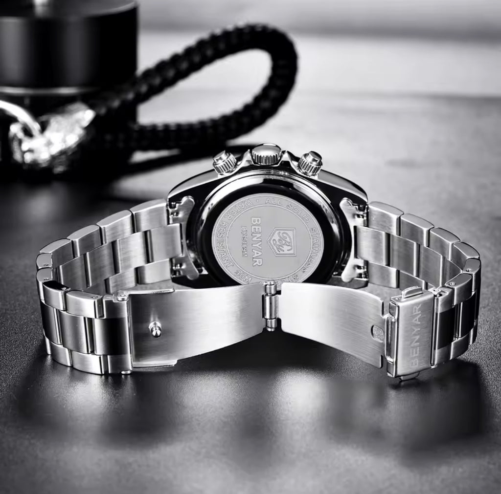 BENYAR BY-5169 men watch black dial 39mm